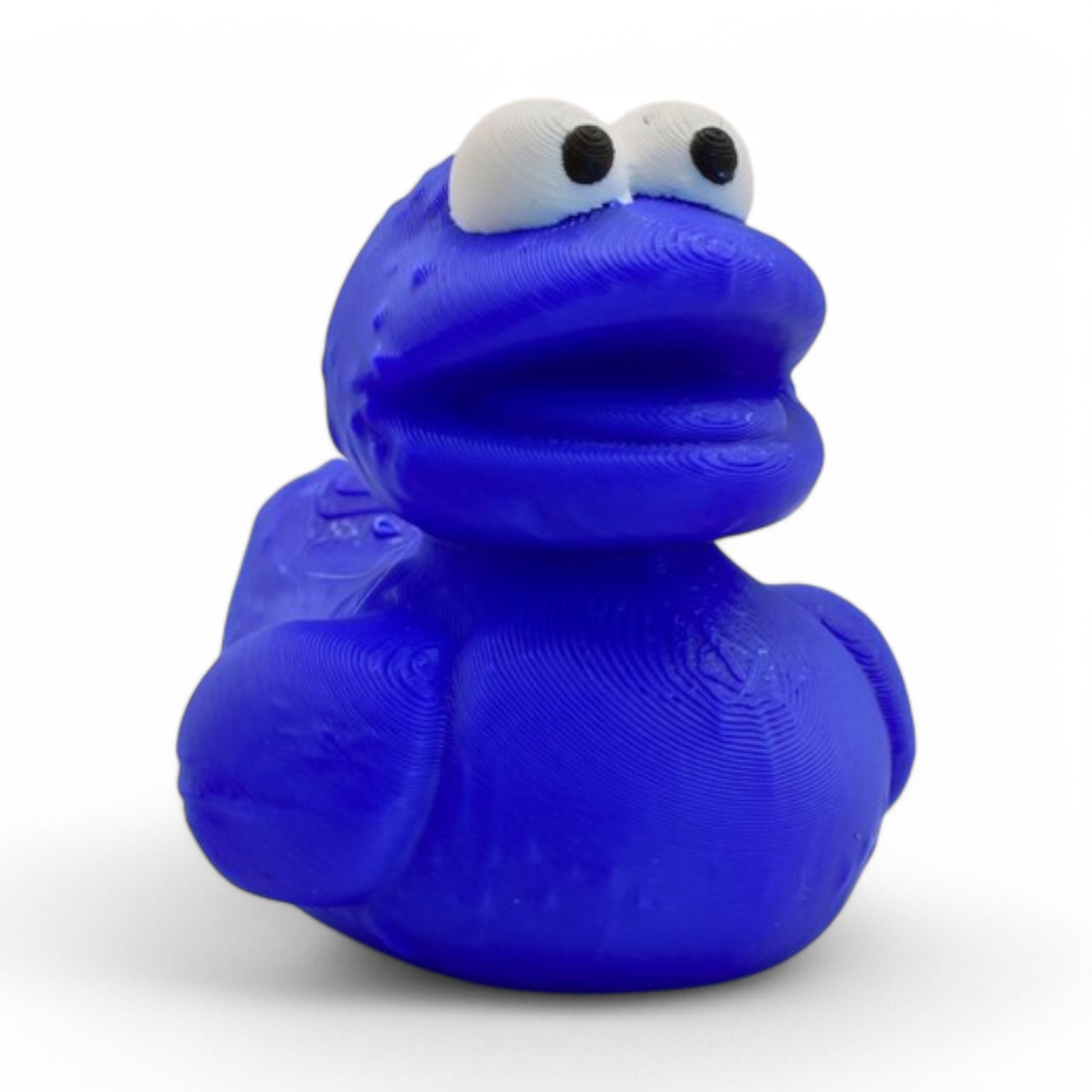 Cookie Monster Inspired Duck 3D-Printed Duck - Jeep Accessory - Rubber Duck - Great for ducking