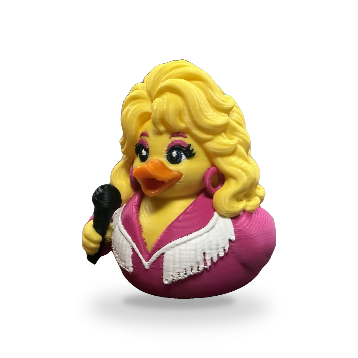 Country Queen Duck - 3D Printed Collectible Desk and Dashboard Decor Gift 3D-Printed Duck - Jeep Accessory - Rubber Duck - Great for ducking