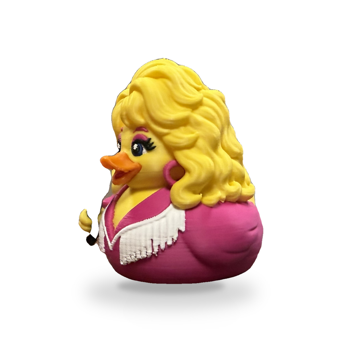 Country Queen Duck - 3D Printed Collectible Desk and Dashboard Decor Gift 3D-Printed Duck - Jeep Accessory - Rubber Duck - Great for ducking