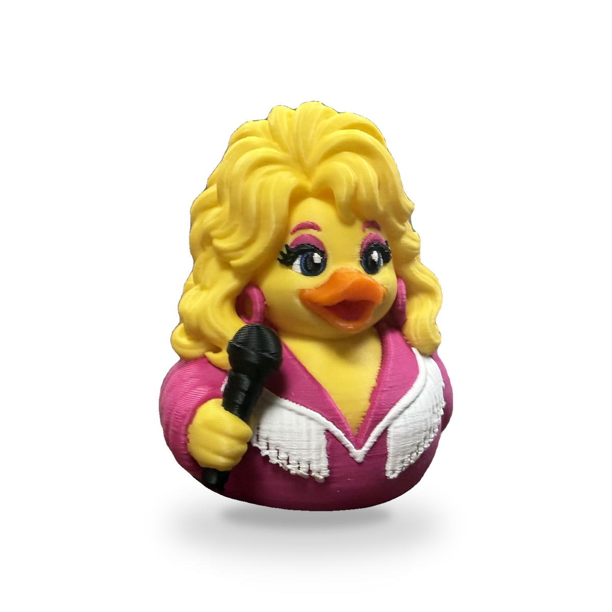 Country Queen Duck - 3D Printed Collectible Desk and Dashboard Decor Gift 3D-Printed Duck - Jeep Accessory - Rubber Duck - Great for ducking
