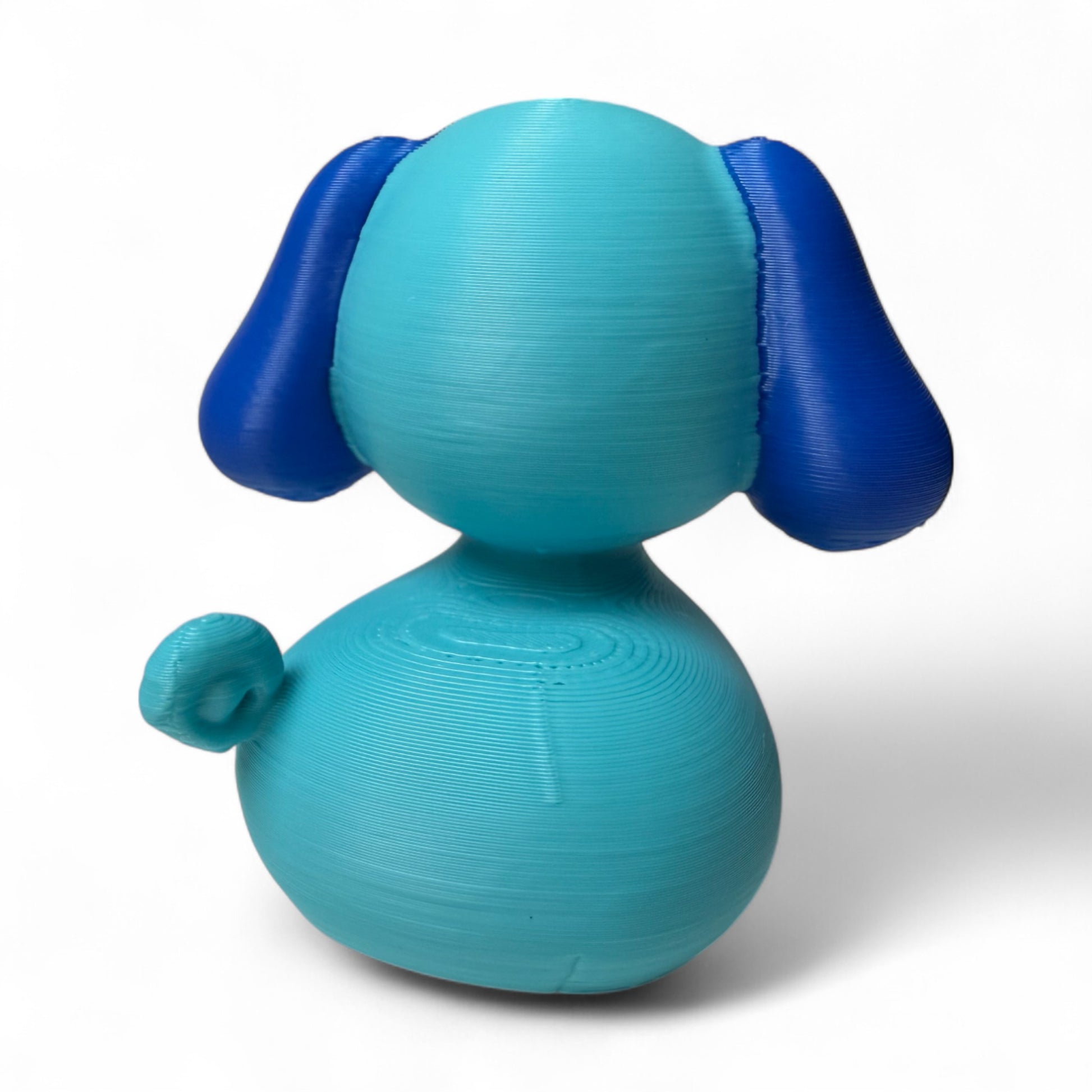 Cute Blue Dog Duck – 3D-Printed Puppy Duck with Adorable Ears & Blue Pup Style 3D-Printed Duck - Jeep Accessory - Rubber Duck - Great for ducking