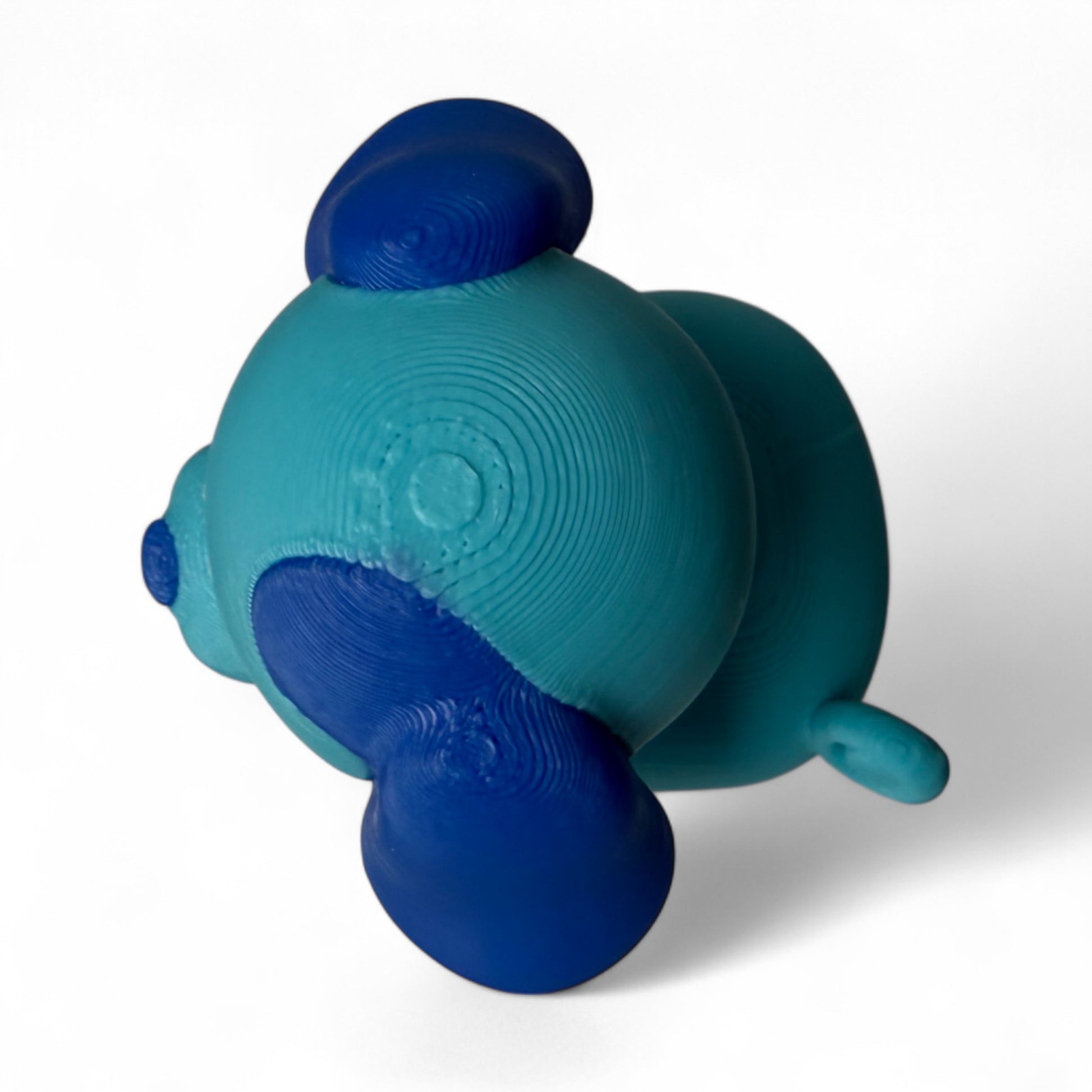 Cute Blue Dog Duck – 3D-Printed Puppy Duck with Adorable Ears & Blue Pup Style 3D-Printed Duck - Jeep Accessory - Rubber Duck - Great for ducking