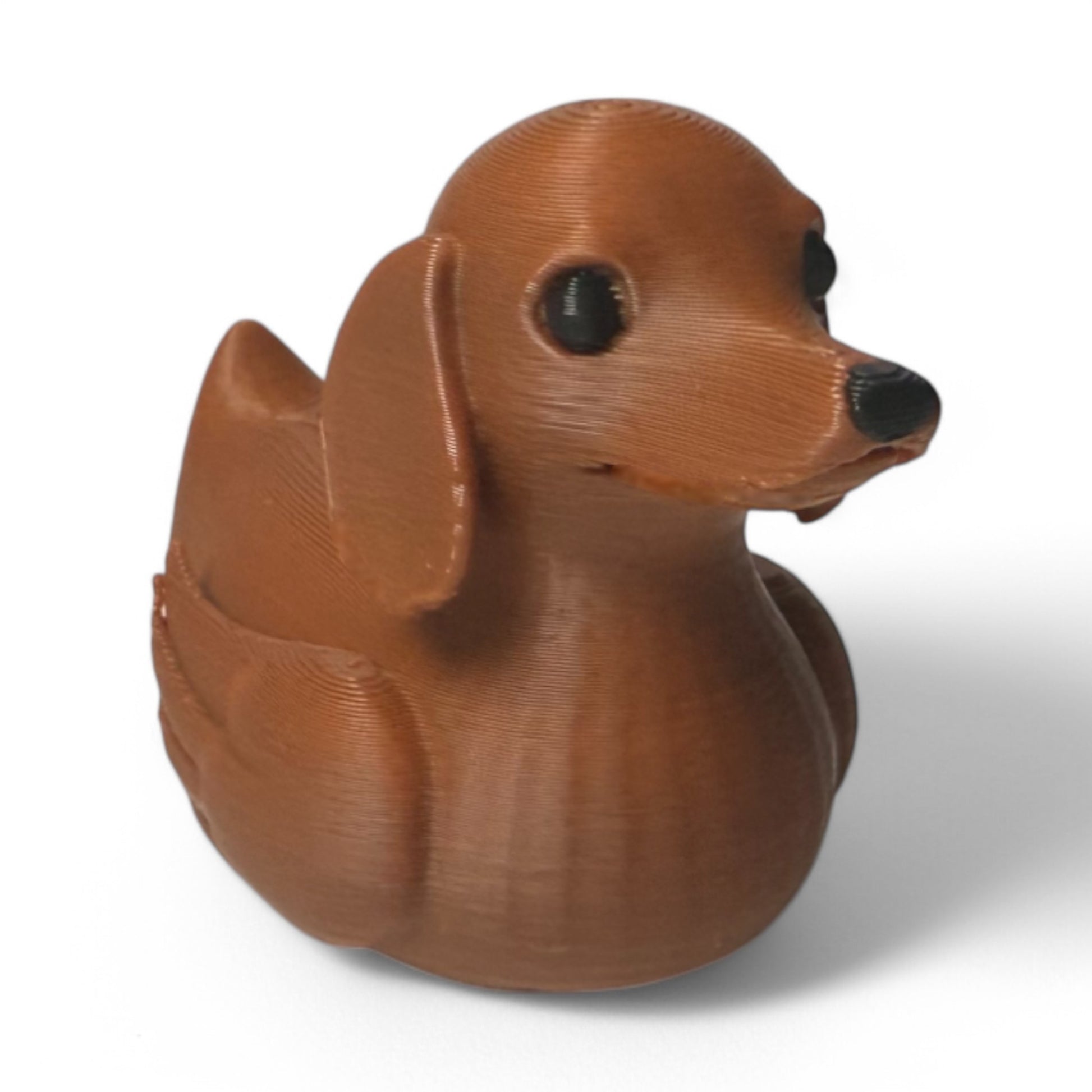 Dachshund Duck – 3D Printed Long & Loyal Wiener Dog Collectible 3D-Printed Duck - Jeep Accessory - Rubber Duck - Great for ducking