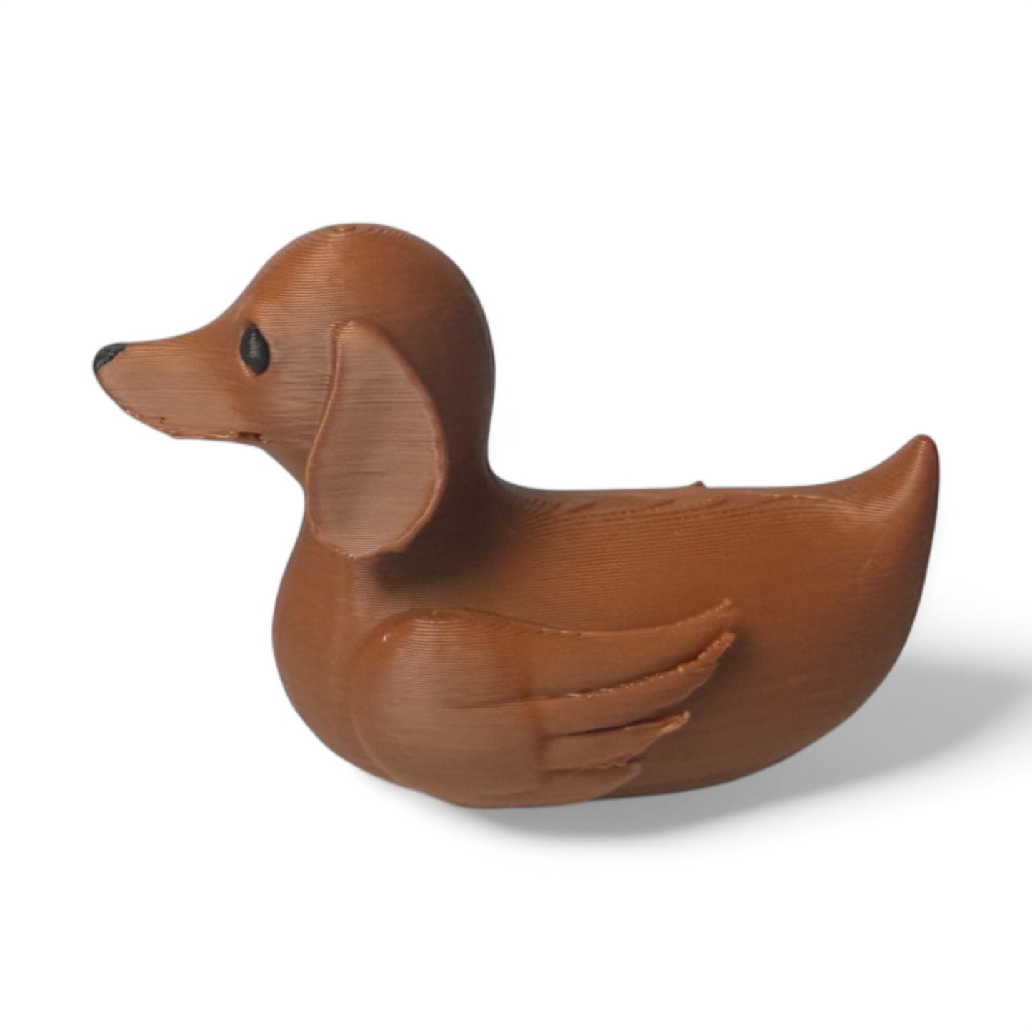 Dachshund Duck – 3D Printed Long & Loyal Wiener Dog Collectible 3D-Printed Duck - Jeep Accessory - Rubber Duck - Great for ducking