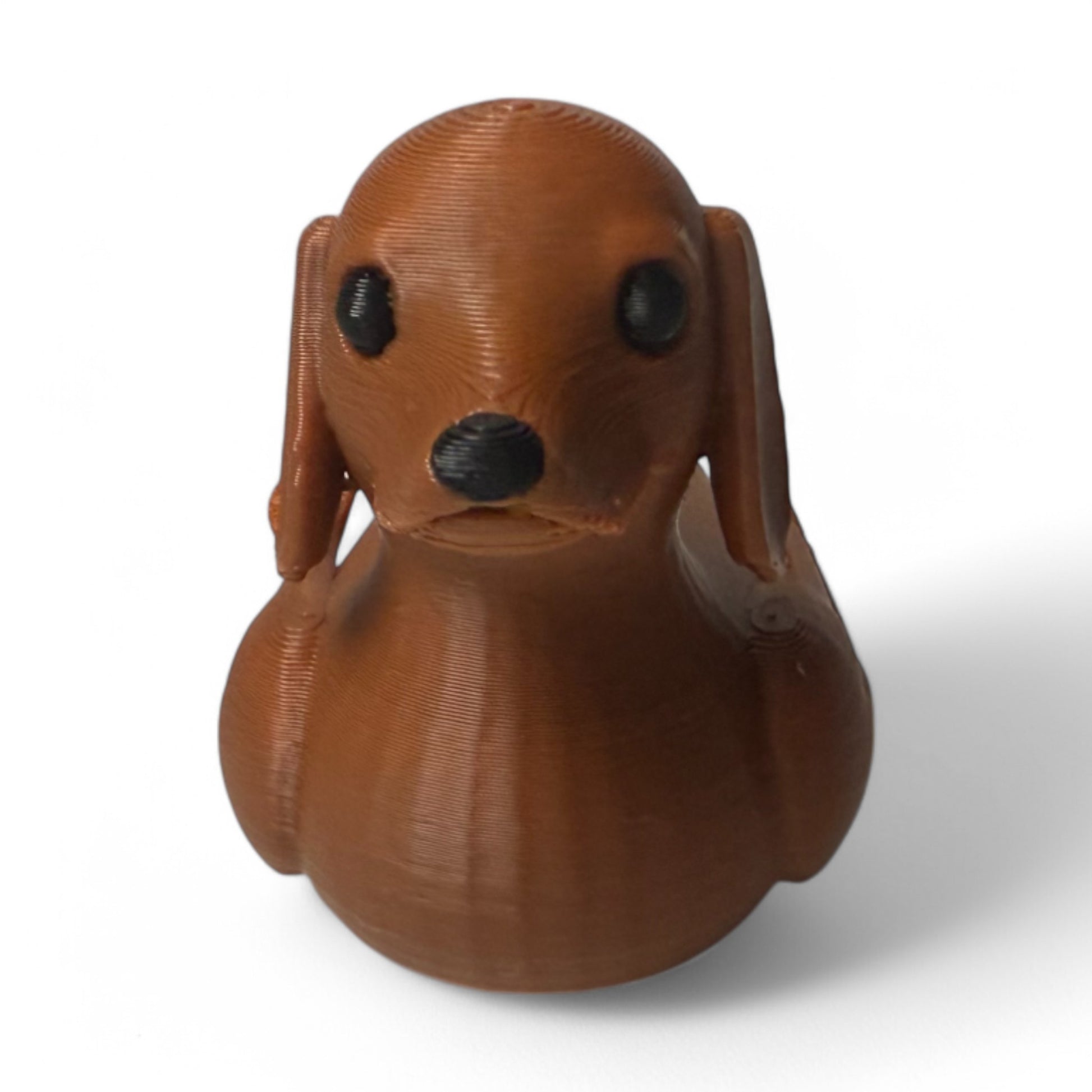 Dachshund Duck – 3D Printed Long & Loyal Wiener Dog Collectible 3D-Printed Duck - Jeep Accessory - Rubber Duck - Great for ducking
