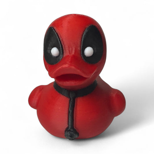 Duck Pool – 3D-Printed Sarcastic Duck with Heroic Flair & Masked Attitude 3D-Printed Duck - Jeep Accessory - Rubber Duck - Great for ducking