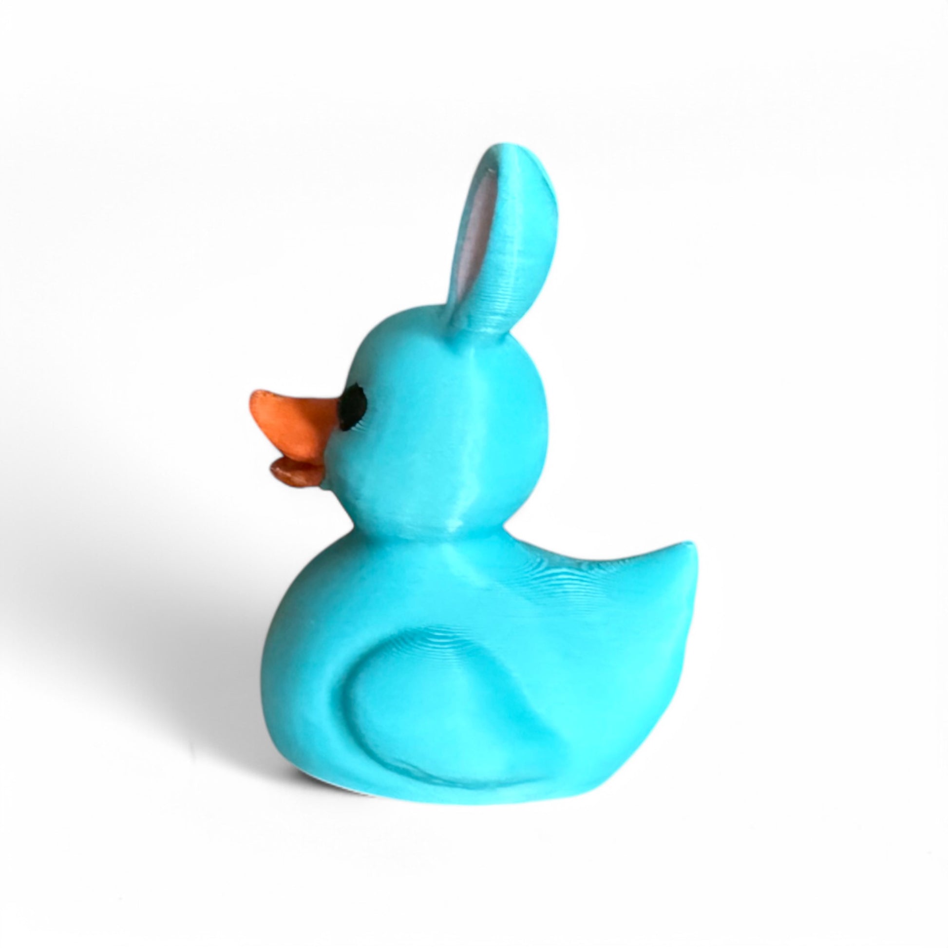 Easter Bunny Duck – 3D-Printed Duck with Bunny Ears & Springtime Charm 3D-Printed Duck - Jeep Accessory - Rubber Duck - Great for ducking