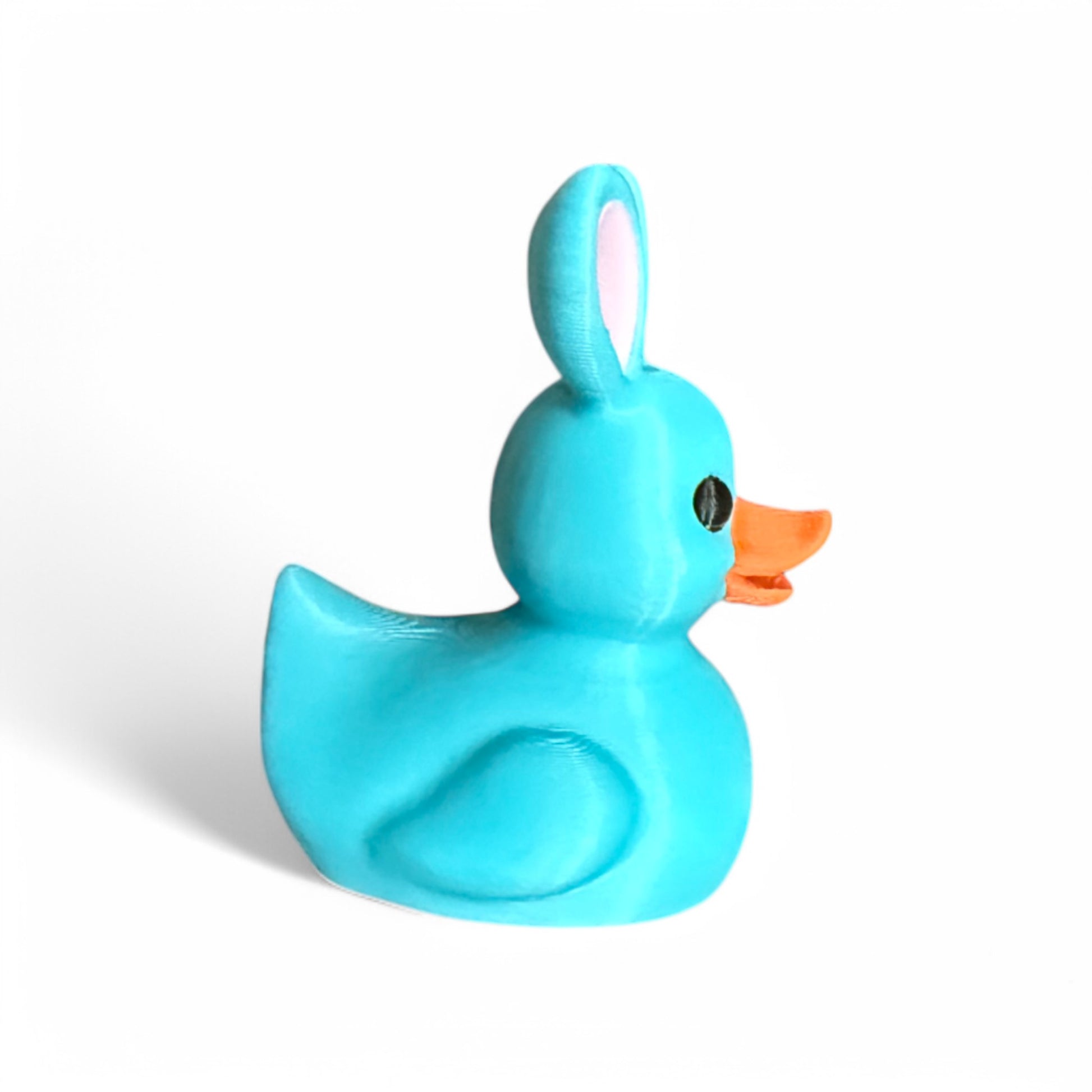 Easter Bunny Duck – 3D-Printed Duck with Bunny Ears & Springtime Charm 3D-Printed Duck - Jeep Accessory - Rubber Duck - Great for ducking