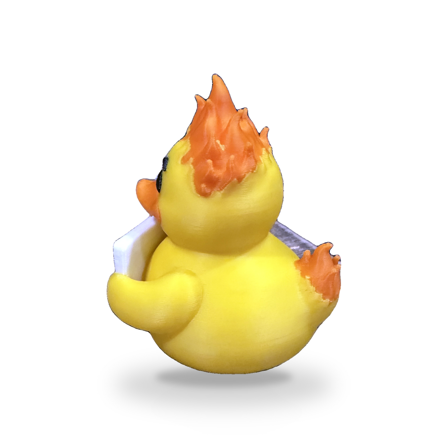 Everything Is Fine Duck - 3D Printed Collectible Desk and Dashboard Decor Gift 3D-Printed Duck - Jeep Accessory - Rubber Duck - Great for ducking