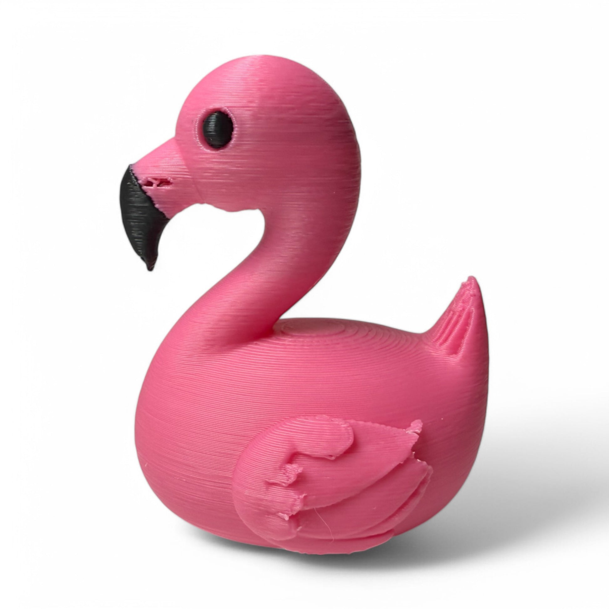 Flamingo Duck 3D-Printed Duck - Jeep Accessory - Rubber Duck - Great for ducking