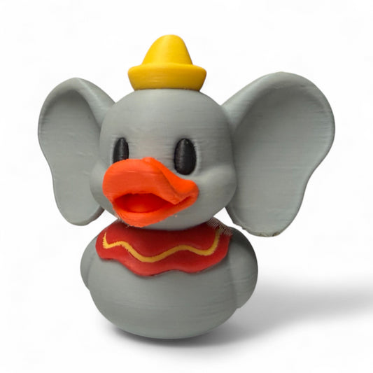 Flying Elephant Duck: a whimsical off-road adventure collectible duck 3D-Printed Duck - Jeep Accessory - Rubber Duck - Great for ducking