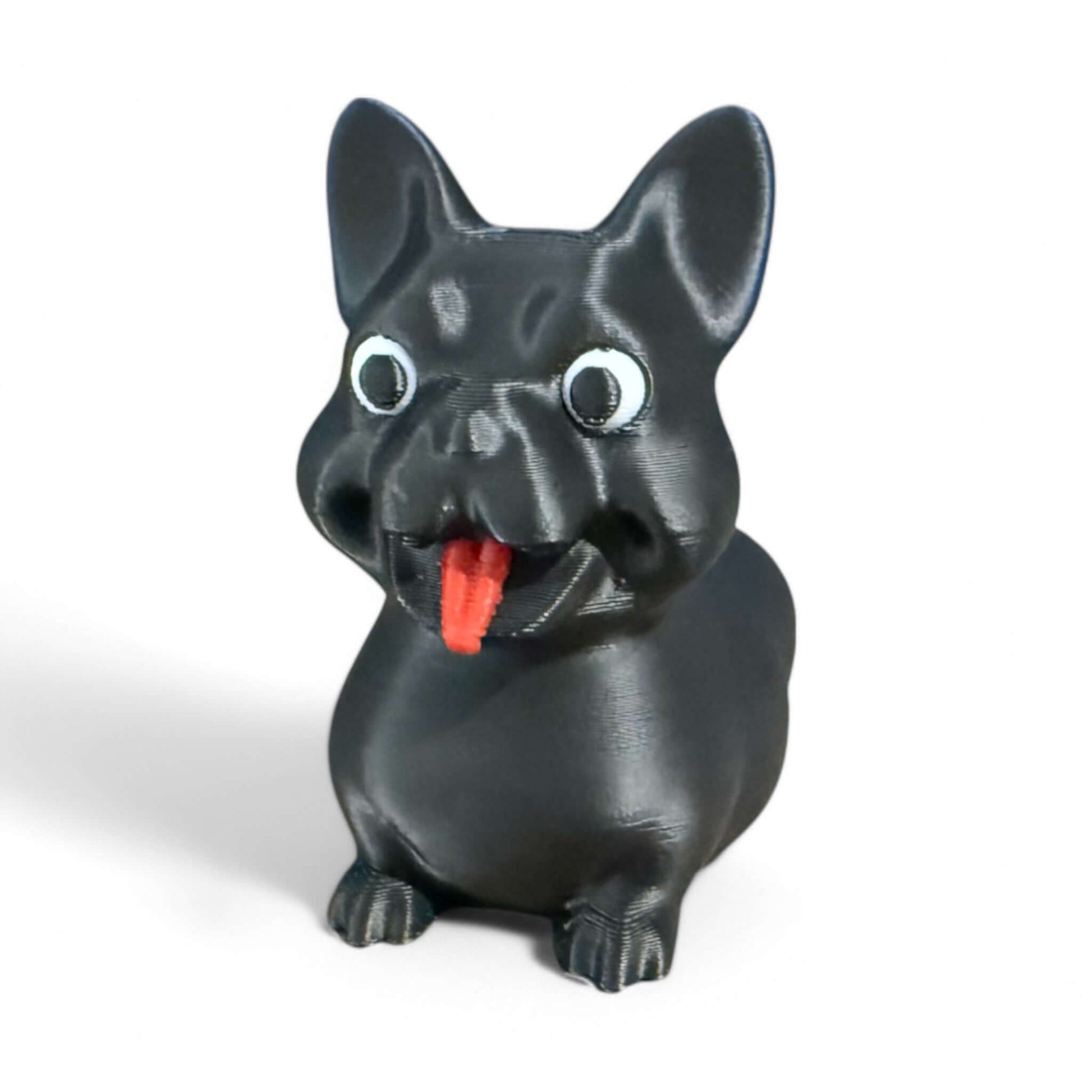 Frankie the French Bulldog Duck – 3D-Printed Frenchie Duck Toy 3D-Printed Duck - Jeep Accessory - Rubber Duck - Great for ducking