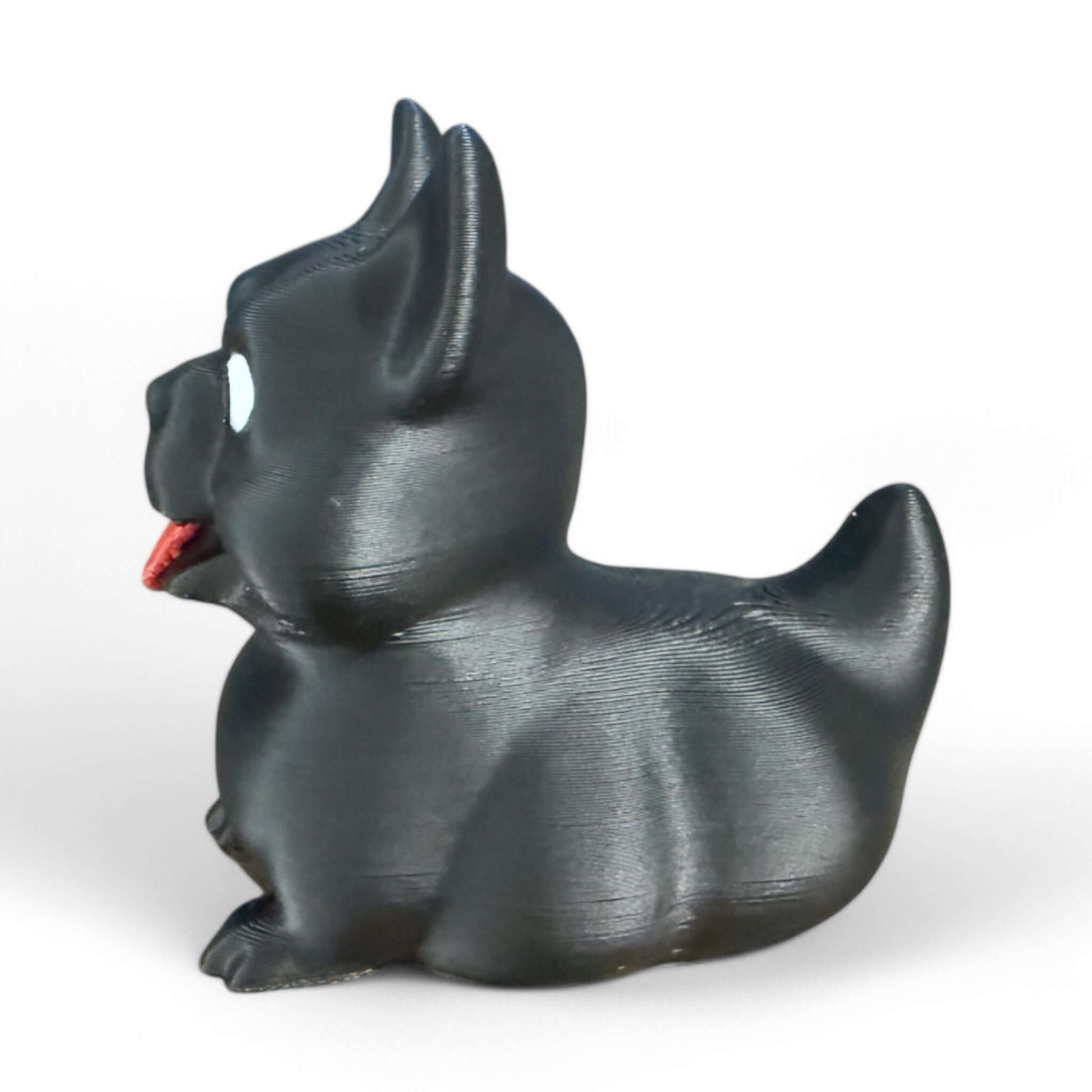 Frankie the French Bulldog Duck – 3D-Printed Frenchie Duck Toy 3D-Printed Duck - Jeep Accessory - Rubber Duck - Great for ducking