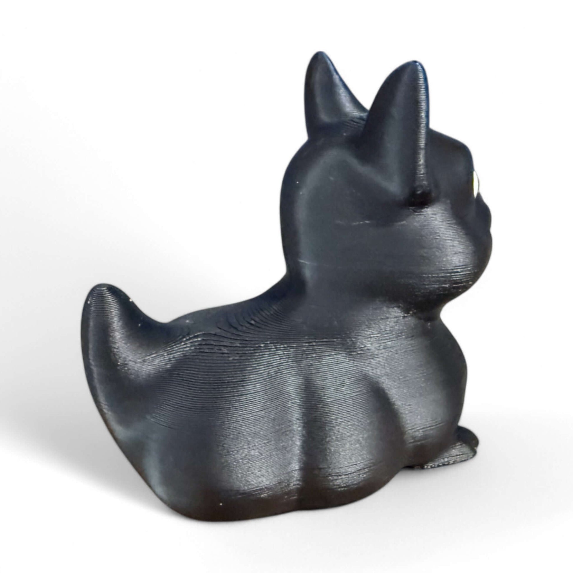 Frankie the French Bulldog Duck – 3D-Printed Frenchie Duck Toy 3D-Printed Duck - Jeep Accessory - Rubber Duck - Great for ducking