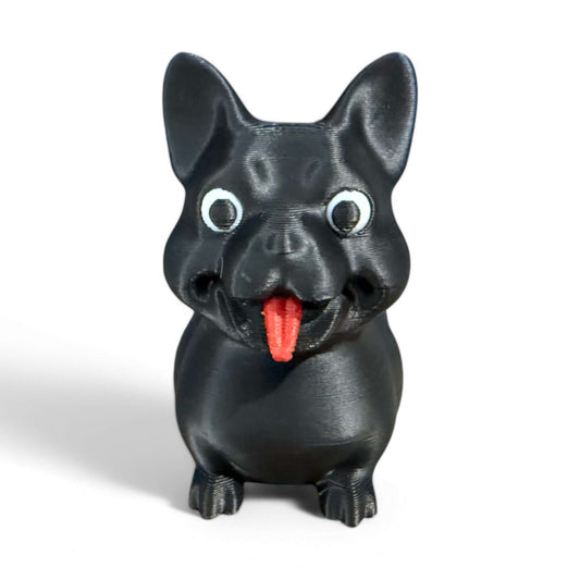 Frankie the French Bulldog Duck – 3D-Printed Frenchie Duck Toy 3D-Printed Duck - Jeep Accessory - Rubber Duck - Great for ducking
