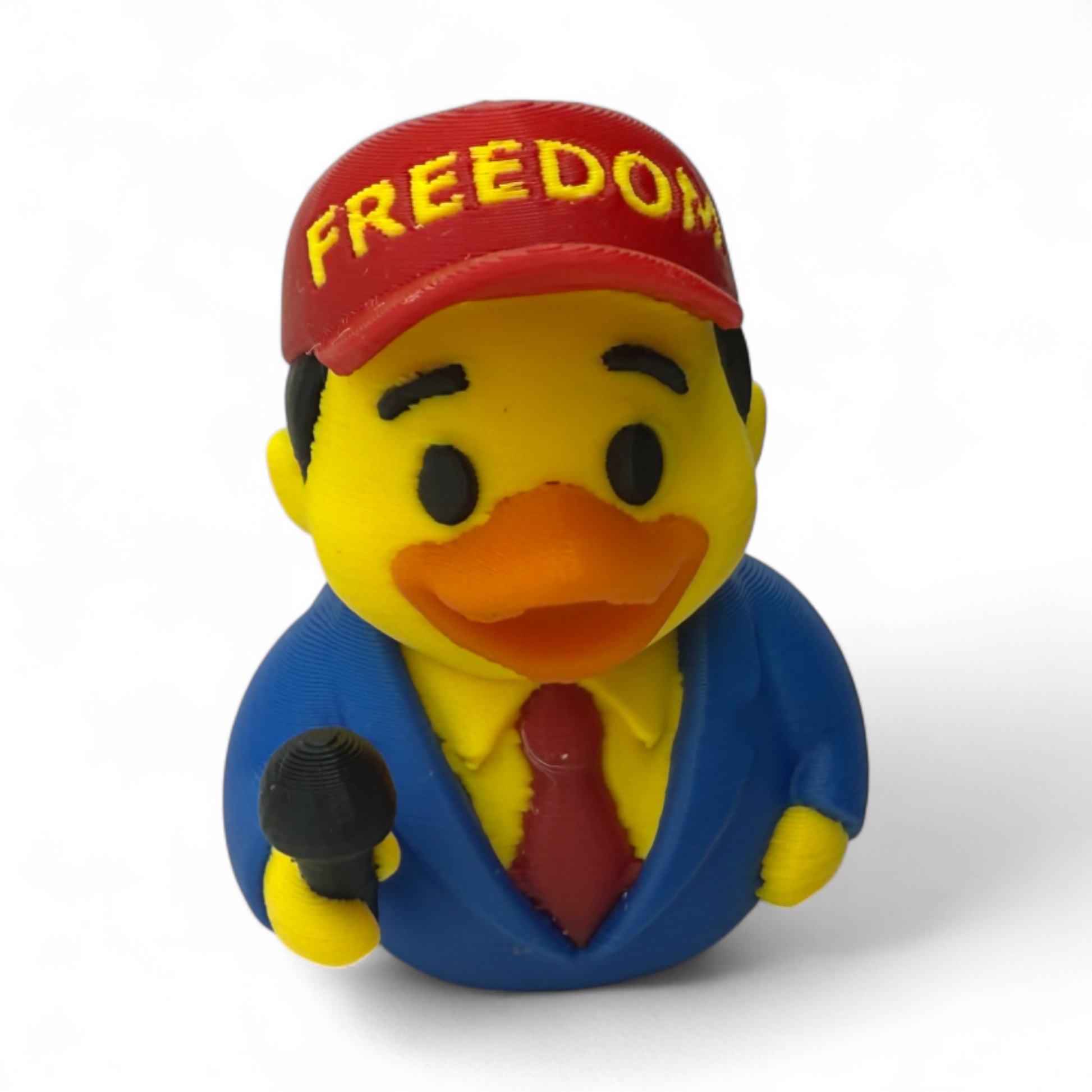 Freedom Duck – 3D Printed Liberty Cap Duck with Patriotic Inspiration 3D-Printed Duck - Jeep Accessory - Rubber Duck - Great for ducking