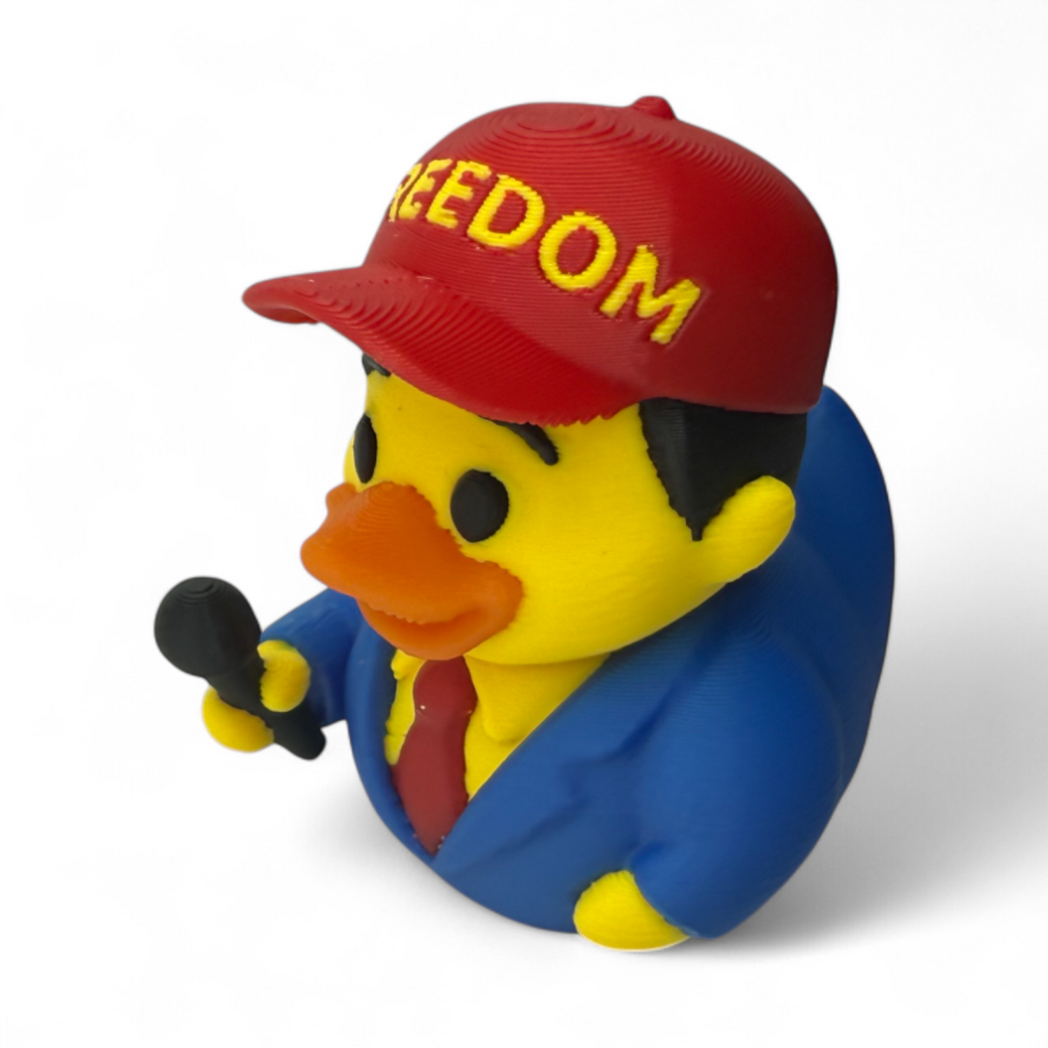 Freedom Duck – 3D Printed Liberty Cap Duck with Patriotic Inspiration 3D-Printed Duck - Jeep Accessory - Rubber Duck - Great for ducking