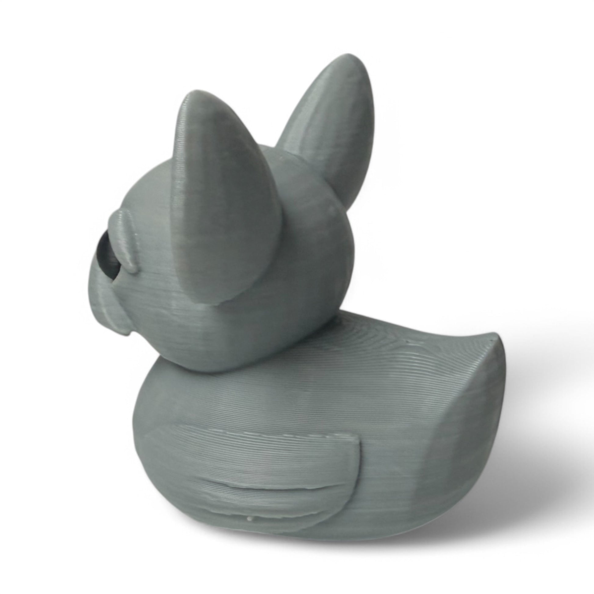 French Bulldog Duck – 3D-Printed Snorty & Sweet Duck Collectible 3D-Printed Duck - Jeep Accessory - Rubber Duck - Great for ducking
