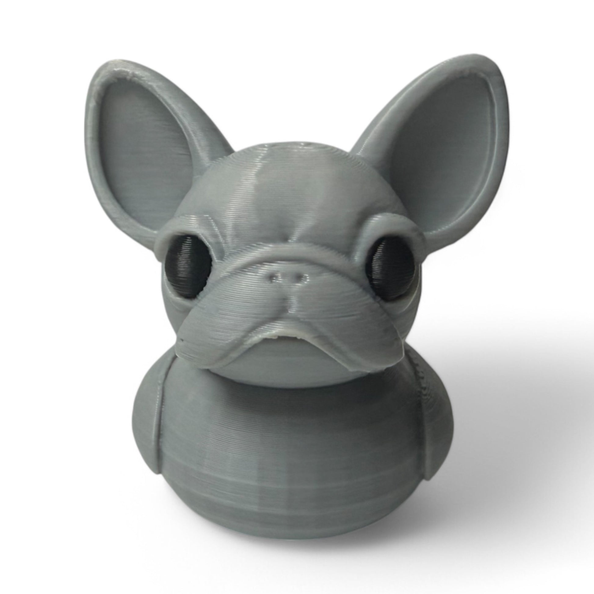 French Bulldog Duck – 3D-Printed Snorty & Sweet Duck Collectible 3D-Printed Duck - Jeep Accessory - Rubber Duck - Great for ducking