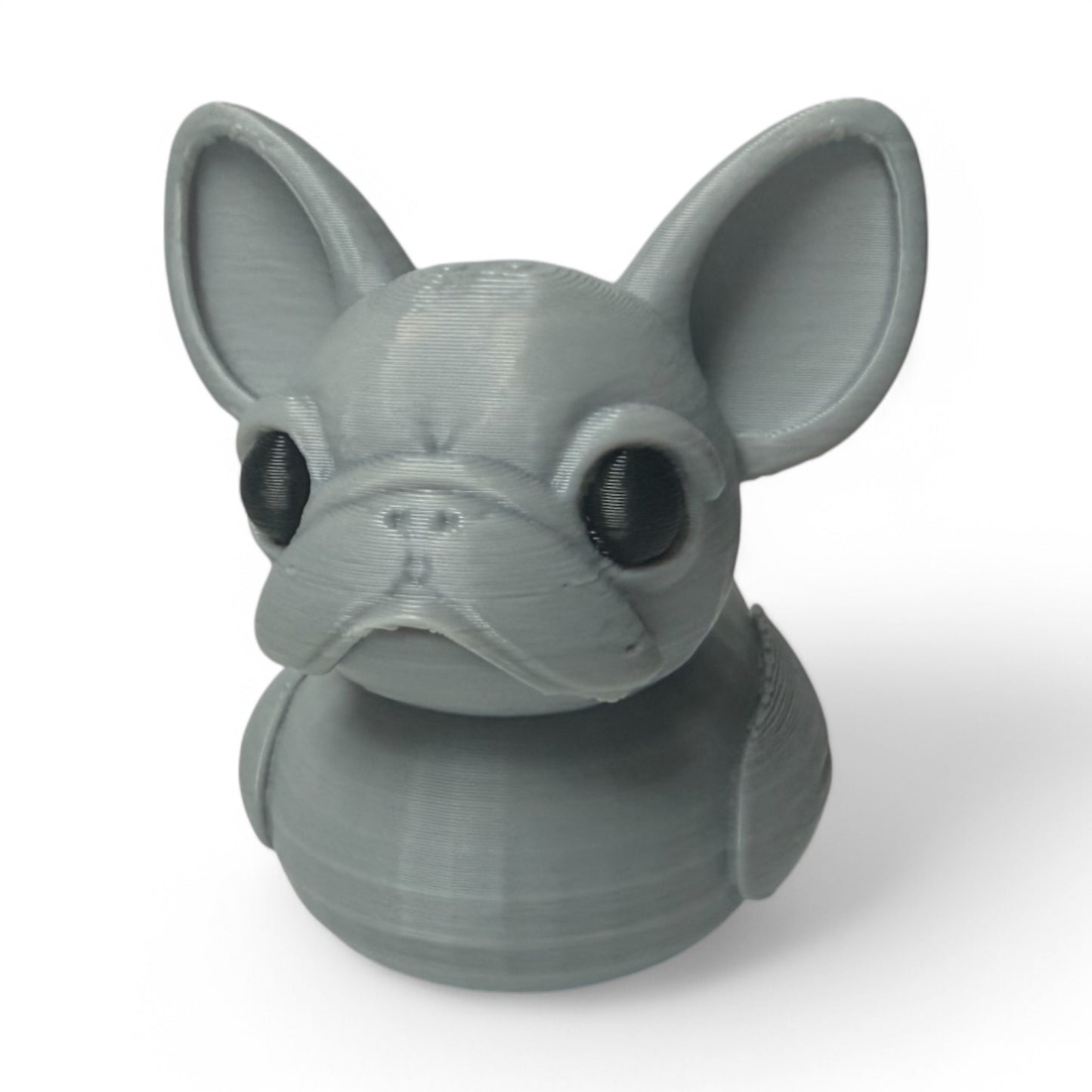 French Bulldog Duck – 3D-Printed Snorty & Sweet Duck Collectible 3D-Printed Duck - Jeep Accessory - Rubber Duck - Great for ducking