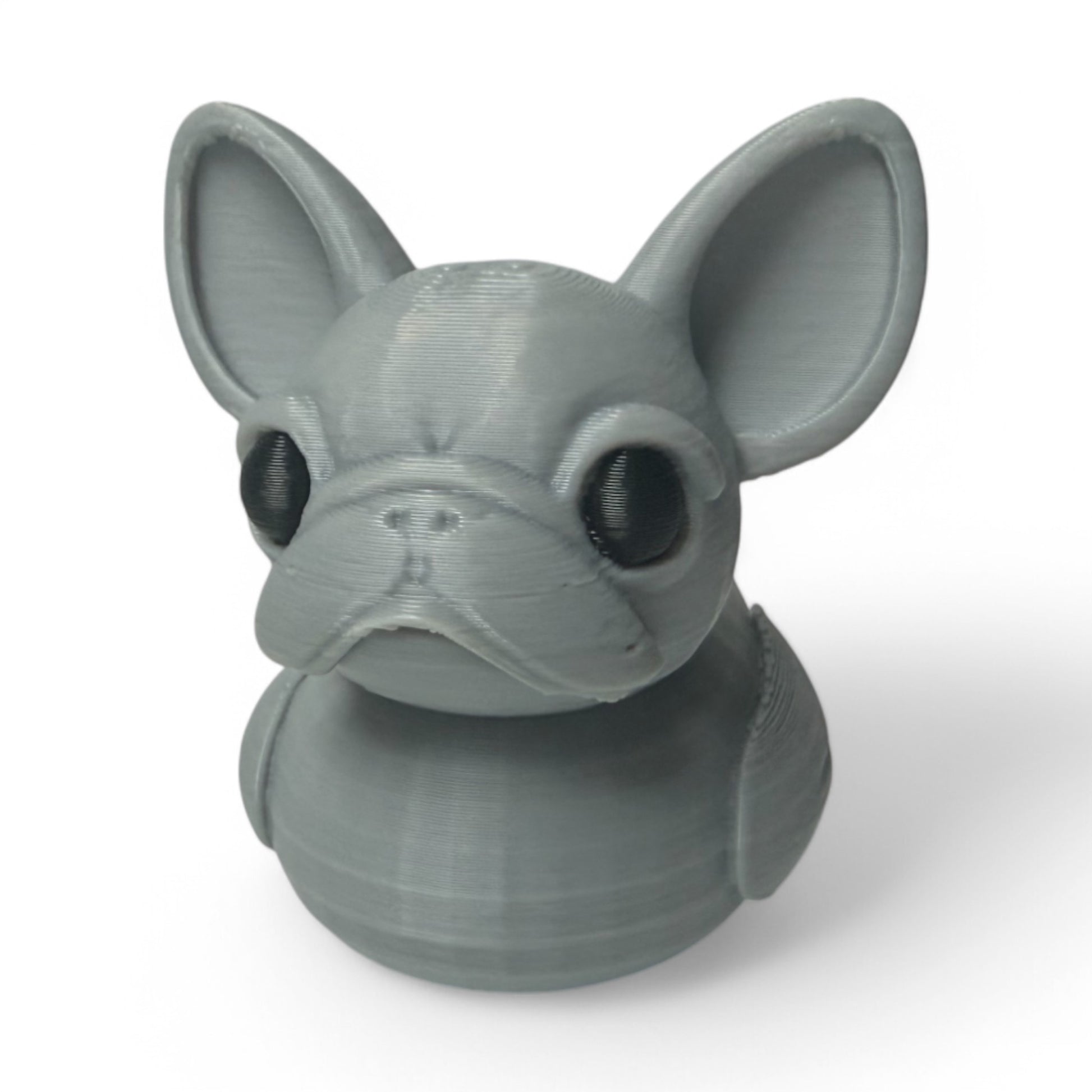 French Bulldog Duck – 3D-Printed Snorty & Sweet Duck Collectible 3D-Printed Duck - Jeep Accessory - Rubber Duck - Great for ducking