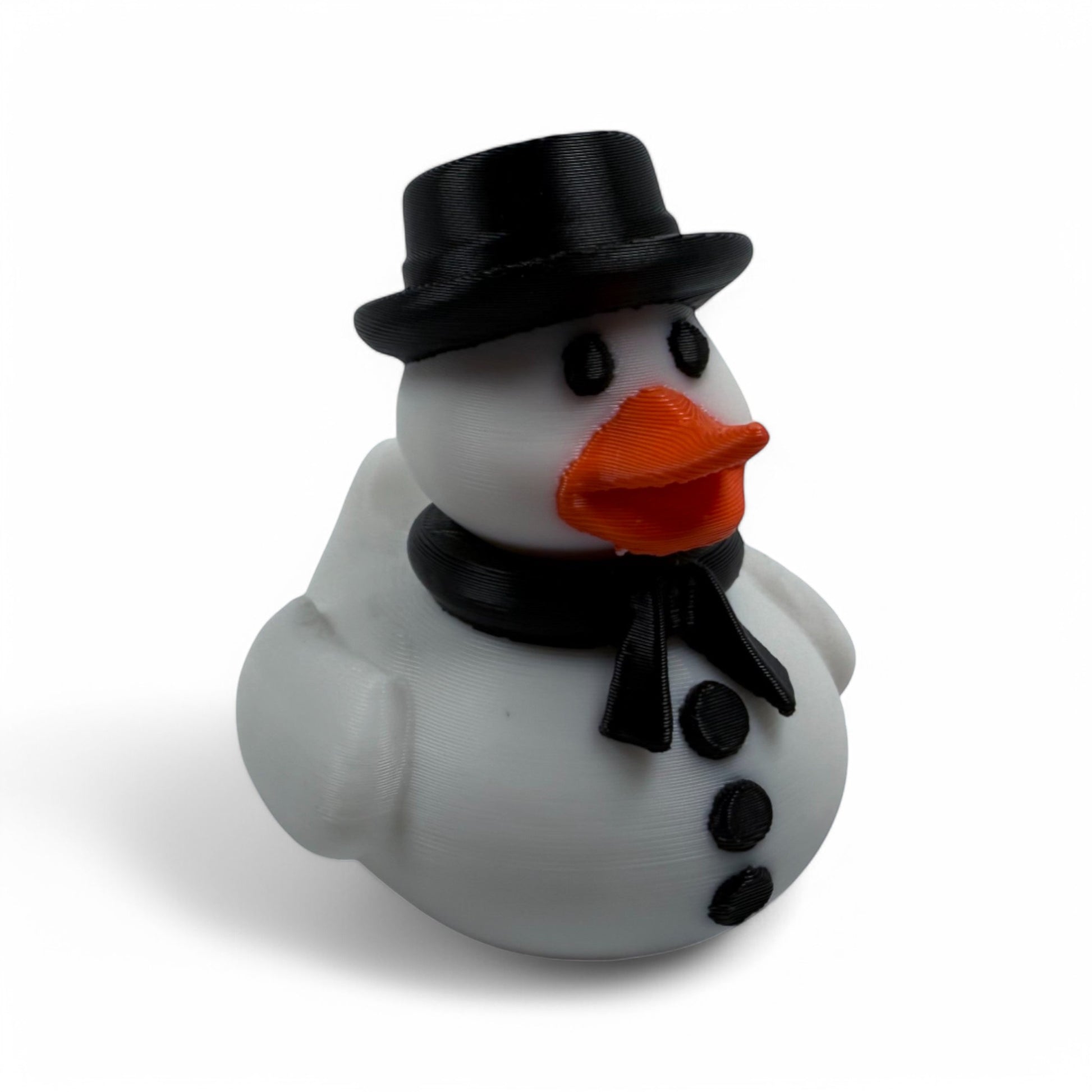 Frosty The Snowman Duck 3D-Printed Duck - Jeep Accessory - Rubber Duck - Great for ducking