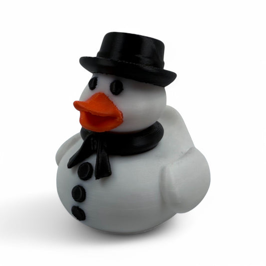 Frosty The Snowman Duck 3D-Printed Duck - Jeep Accessory - Rubber Duck - Great for ducking