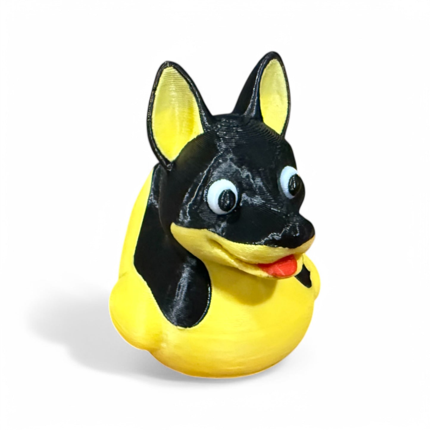 German Shepherd Duck 3D-Printed Duck - Jeep Accessory - Rubber Duck - Great for ducking
