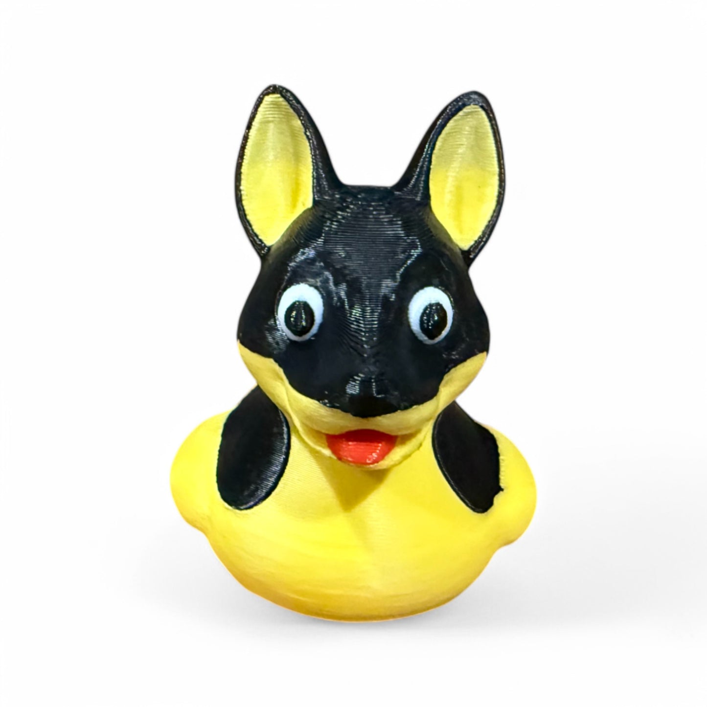 German Shepherd Duck 3D-Printed Duck - Jeep Accessory - Rubber Duck - Great for ducking