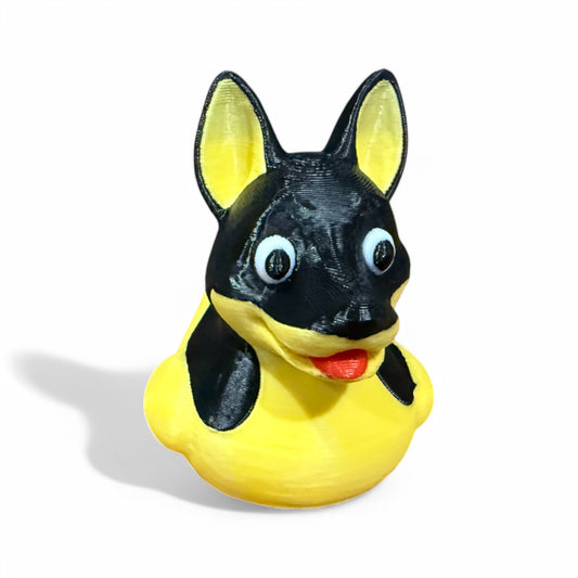German Shepherd Duck 3D-Printed Duck - Jeep Accessory - Rubber Duck - Great for ducking