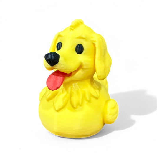 Golden Retriever Duck 3D-Printed Duck - Jeep Accessory - Rubber Duck - Great for ducking