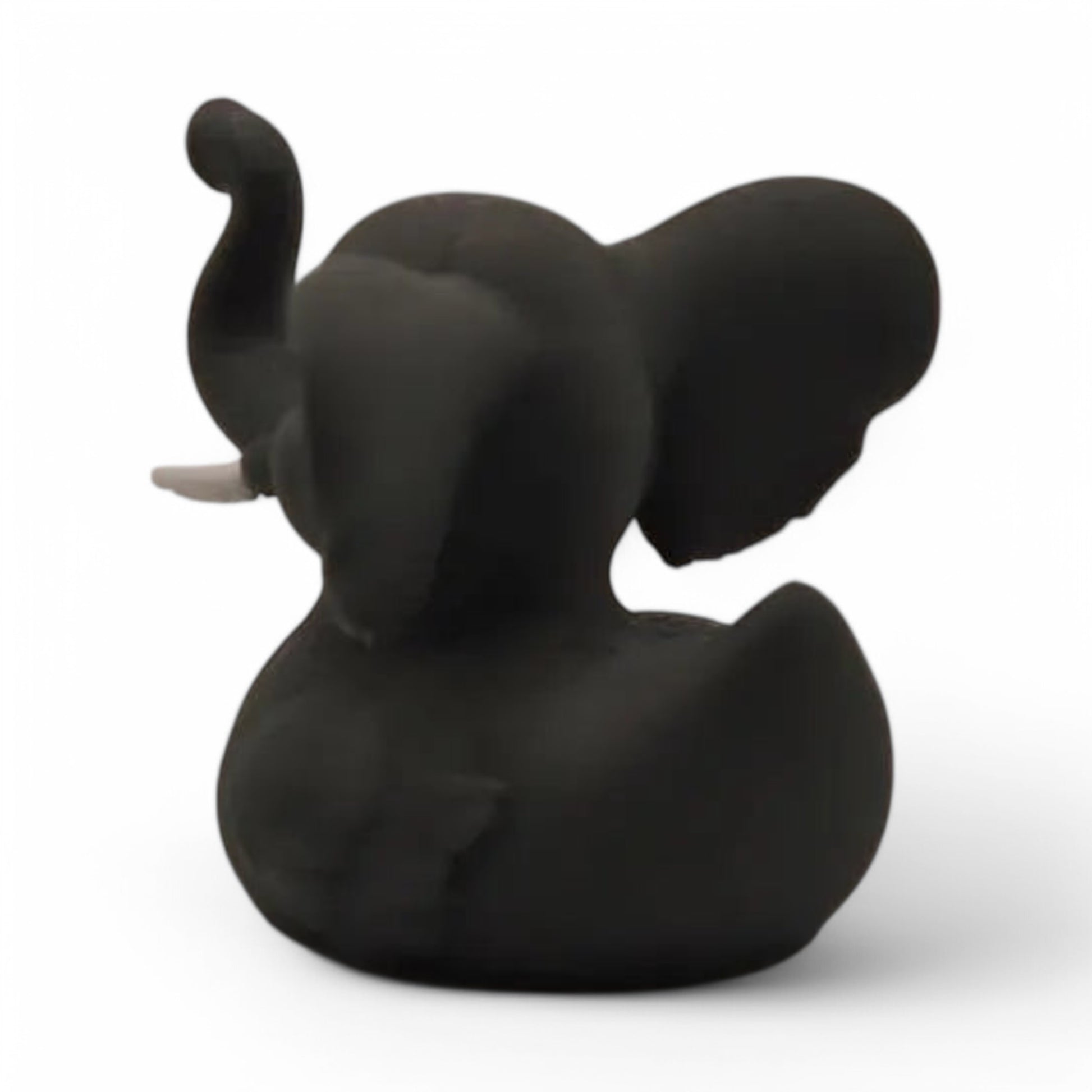 Gray Elephant Duck – 3D-Printed Duck with Trunk, Big Ears & Safari Style 3D-Printed Duck - Jeep Accessory - Rubber Duck - Great for ducking