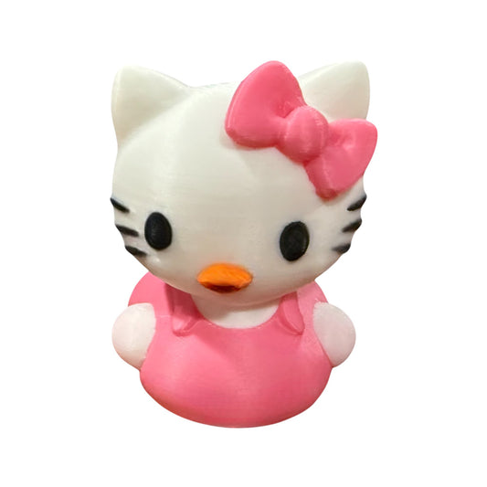 Hello Kitty Duck 3D-Printed Duck - Jeep Accessory - Rubber Duck - Great for ducking