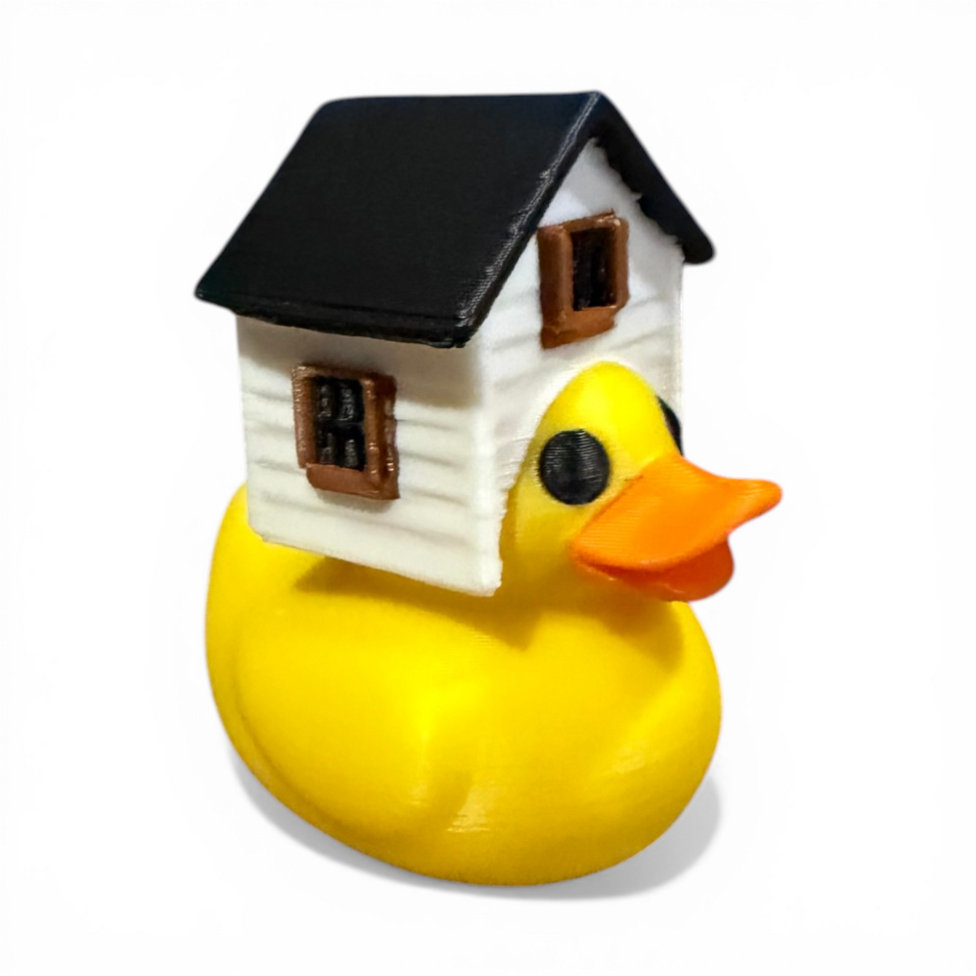 House Duck | Realtor Duck | The Quirky Quack with Real Estate on the Brain 3D-Printed Duck - Jeep Accessory - Rubber Duck - Great for ducking
