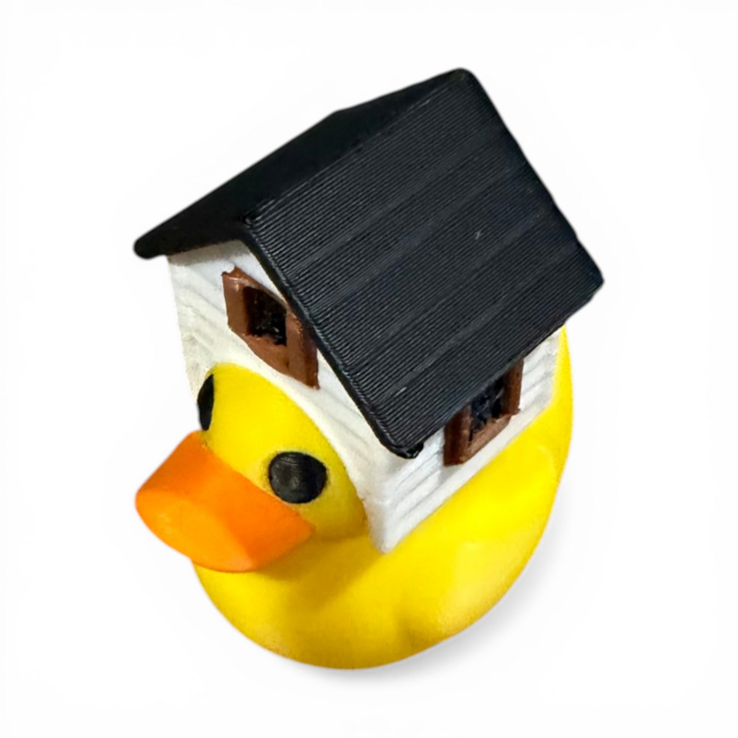 House Duck | Realtor Duck | The Quirky Quack with Real Estate on the Brain 3D-Printed Duck - Jeep Accessory - Rubber Duck - Great for ducking