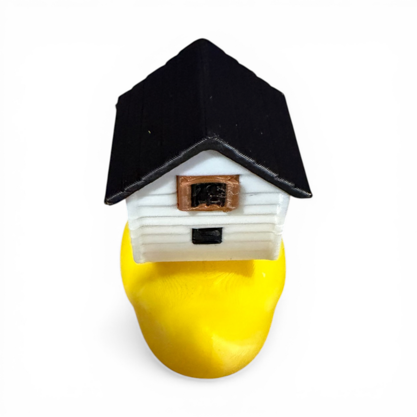 House Duck | Realtor Duck | The Quirky Quack with Real Estate on the Brain 3D-Printed Duck - Jeep Accessory - Rubber Duck - Great for ducking