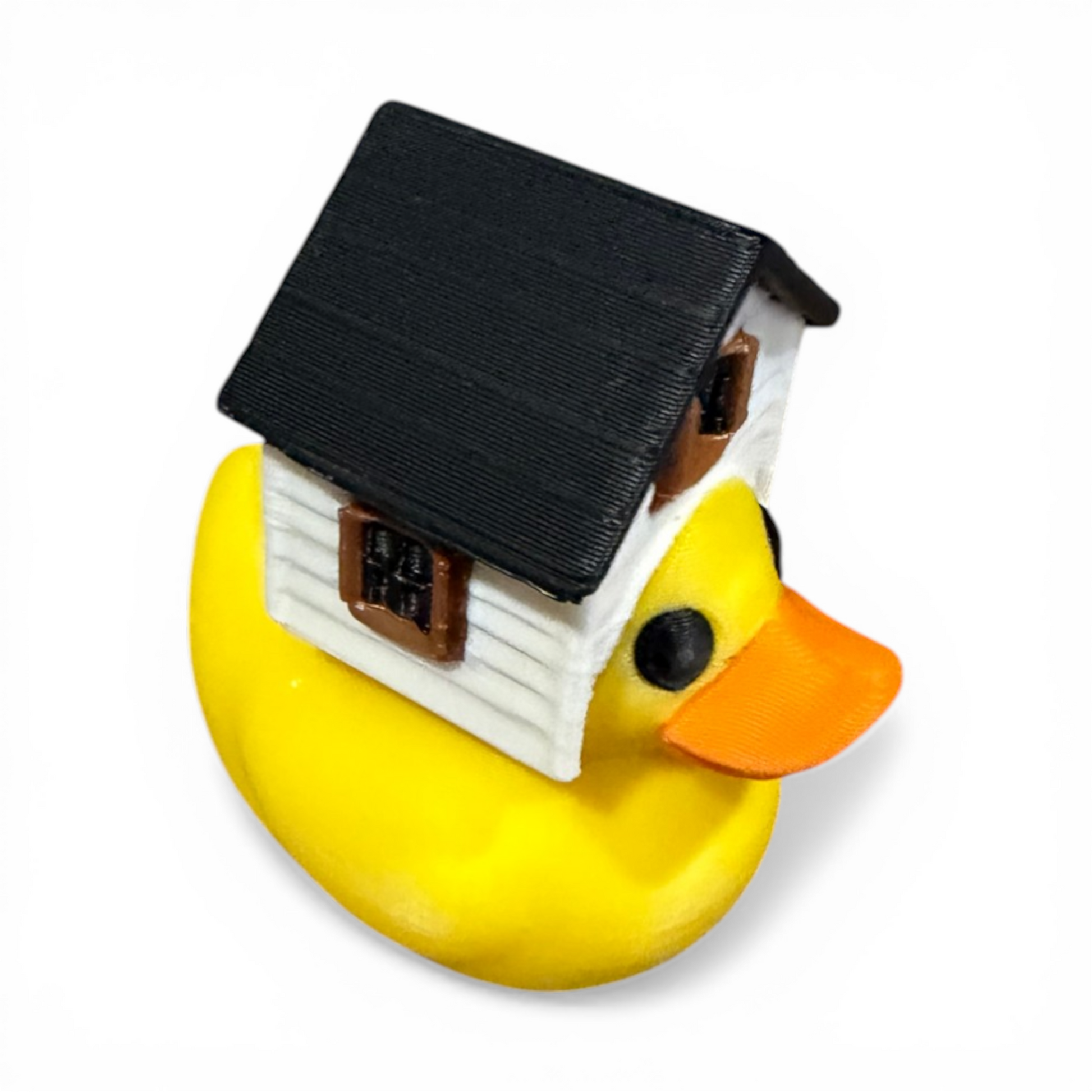 House Duck | Realtor Duck | The Quirky Quack with Real Estate on the Brain 3D-Printed Duck - Jeep Accessory - Rubber Duck - Great for ducking
