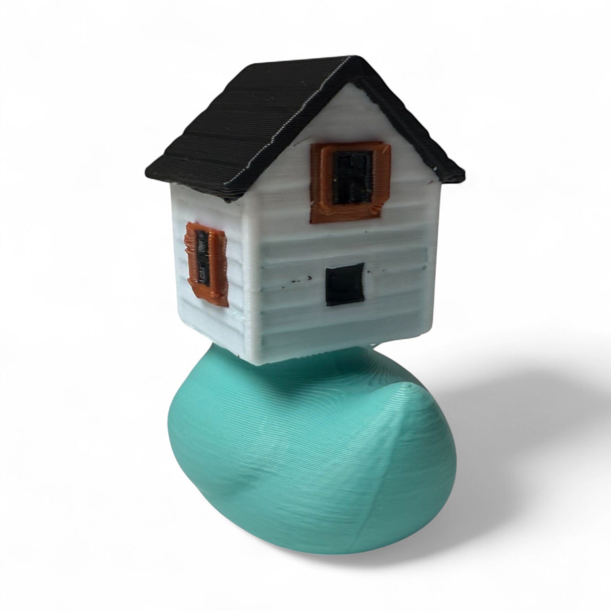 House Duck | Realtor Duck | The Quirky Quack with Real Estate on the Brain 3D-Printed Duck - Jeep Accessory - Rubber Duck - Great for ducking