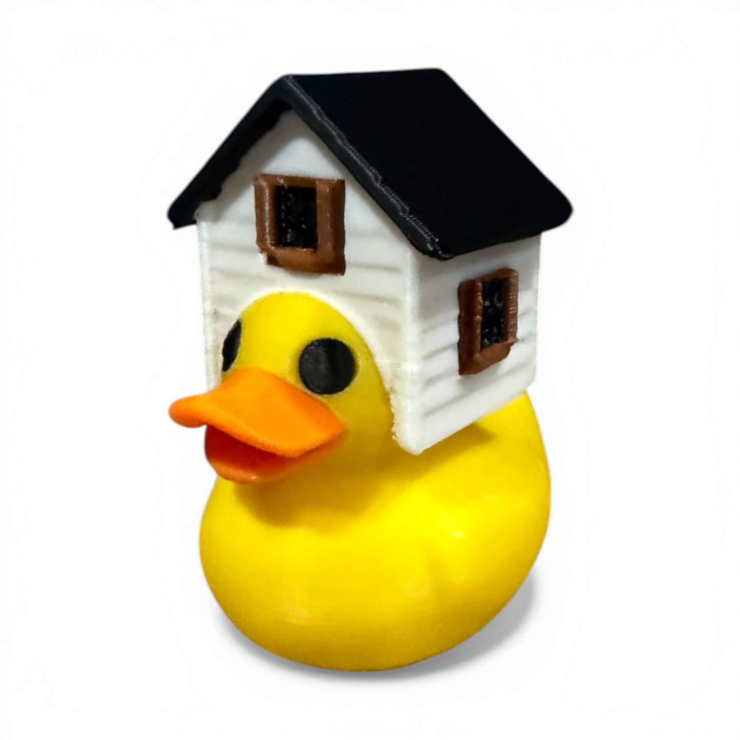 House Duck | Realtor Duck | The Quirky Quack with Real Estate on the Brain 3D-Printed Duck - Jeep Accessory - Rubber Duck - Great for ducking