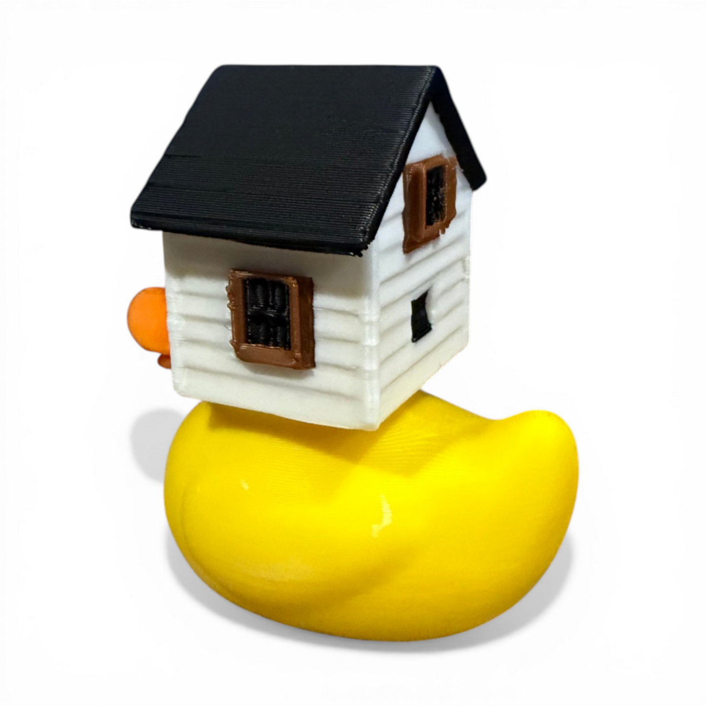 House Duck | Realtor Duck | The Quirky Quack with Real Estate on the Brain 3D-Printed Duck - Jeep Accessory - Rubber Duck - Great for ducking