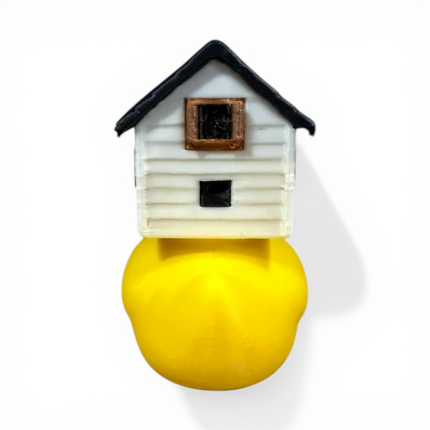 House Duck | Realtor Duck | The Quirky Quack with Real Estate on the Brain 3D-Printed Duck - Jeep Accessory - Rubber Duck - Great for ducking