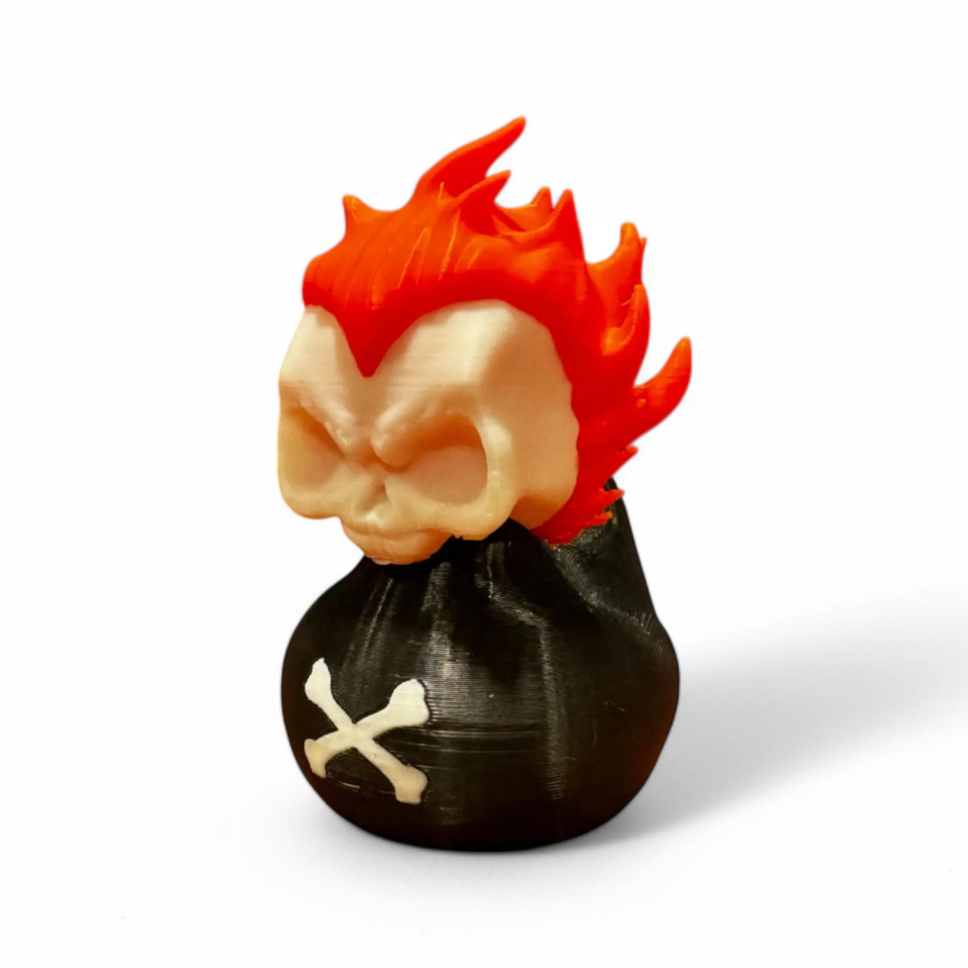 Inferno Skull Duck 3D-Printed Duck - Jeep Accessory - Rubber Duck - Great for ducking