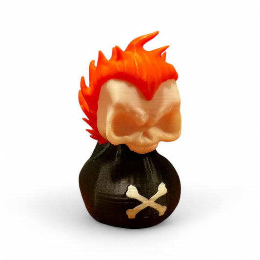 Inferno Skull Duck 3D-Printed Duck - Jeep Accessory - Rubber Duck - Great for ducking
