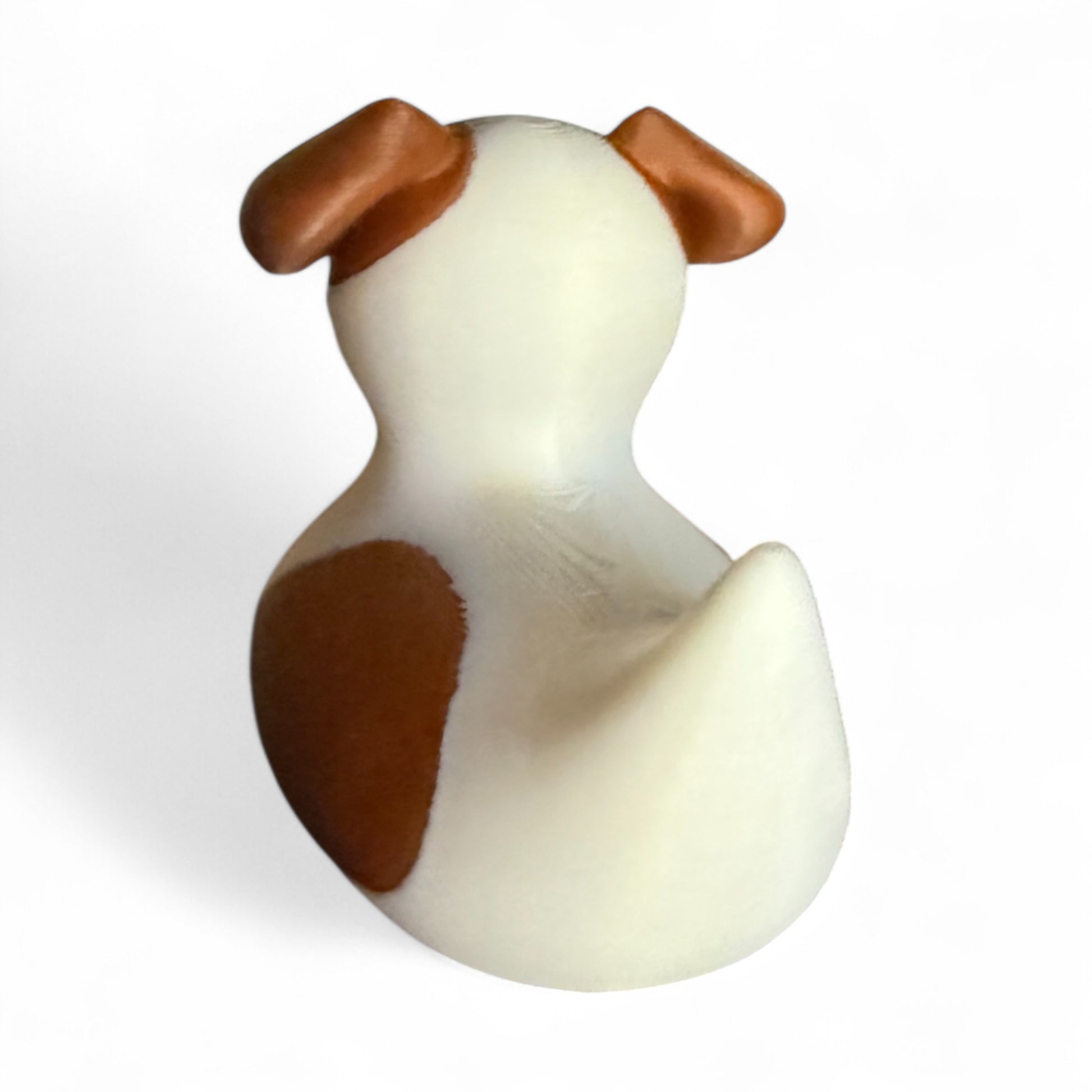 Jack Russell Duck – 3D-Printed Duck Inspired by the Energetic Terrier Breed for Vehicle Dashboard 3D-Printed Duck - Jeep Accessory - Rubber Duck - Great for ducking
