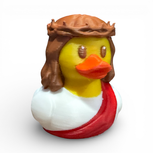 Jesus Duck - 3D Printed Collectible Duck 3D-Printed Duck - Jeep Accessory - Rubber Duck - Great for ducking