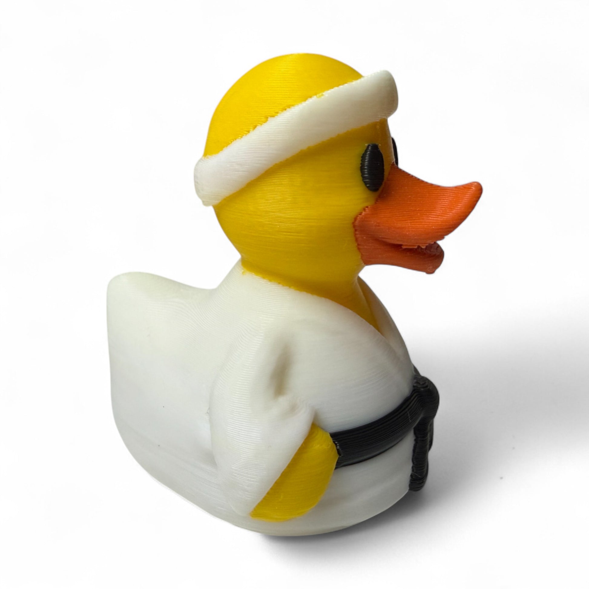 Karate Duck – 3D-Printed Martial Arts Duck with Black Belt Energy 3D-Printed Duck - Jeep Accessory - Rubber Duck - Great for ducking