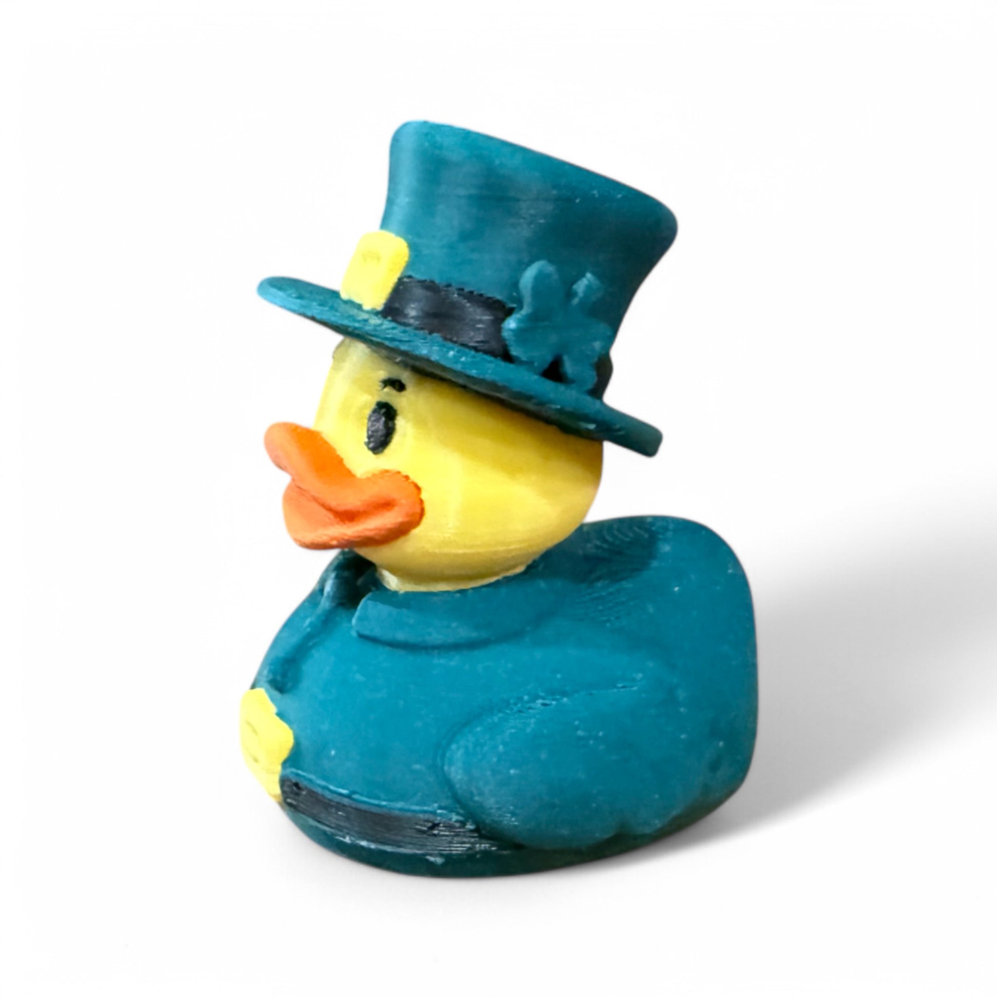 Leprechaun Duck 3D-Printed Duck - Jeep Accessory - Rubber Duck - Great for ducking