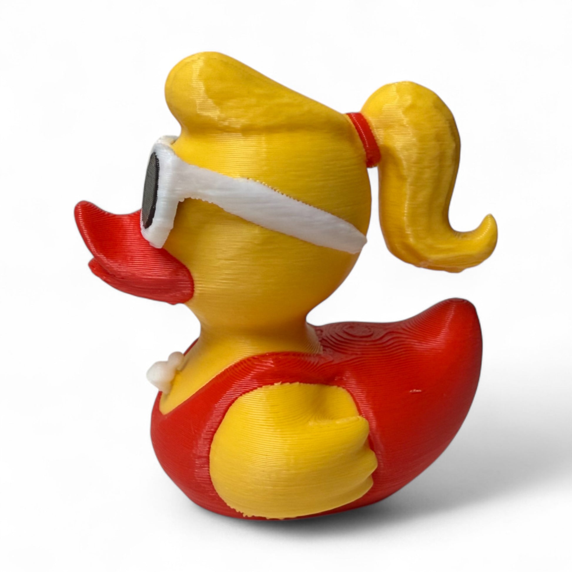 Lifeguard Duck – Baywatch-Style Duck With Whistle for Poolside Summer Fun 3D-Printed Duck - Jeep Accessory - Rubber Duck - Great for ducking