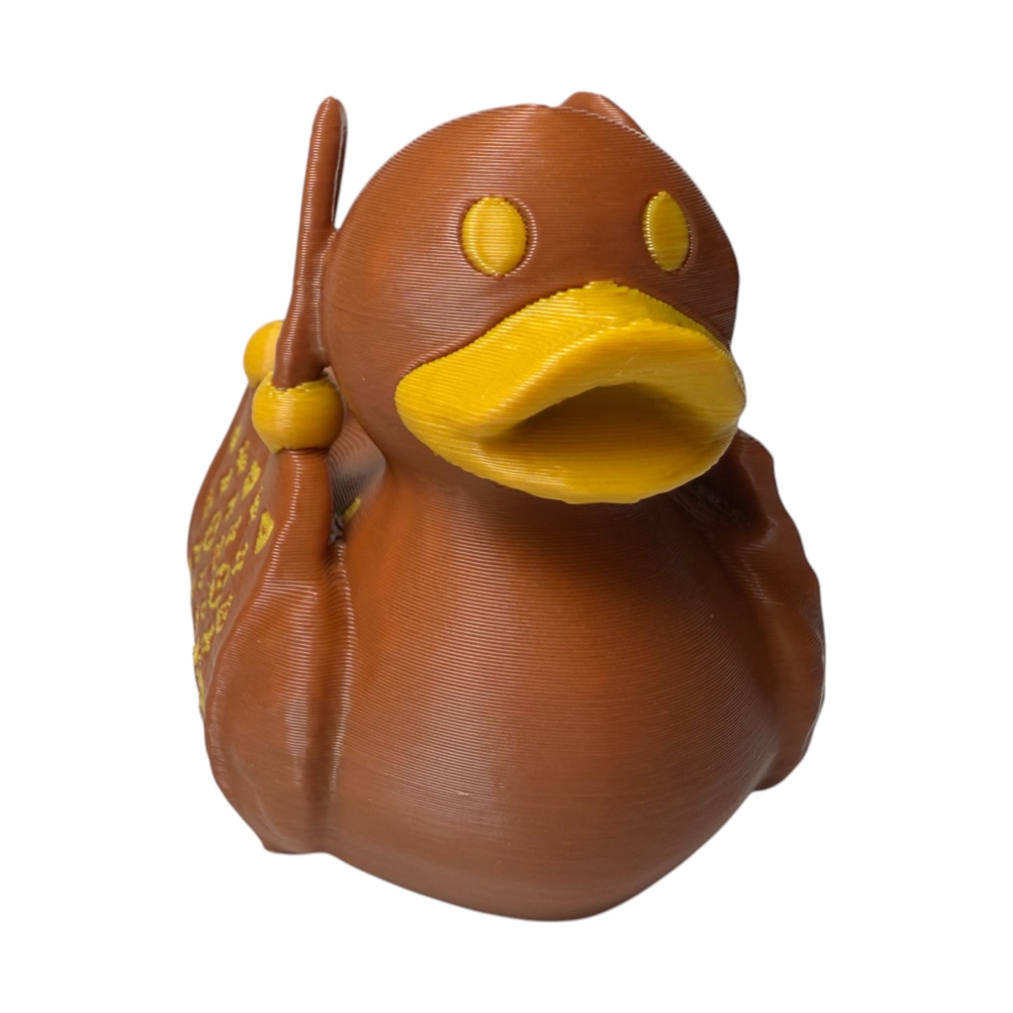 Luxury Purse Duck – 3D-Printed Duck with Chic Handbag-Inspired Style 3D-Printed Duck - Jeep Accessory - Rubber Duck - Great for ducking