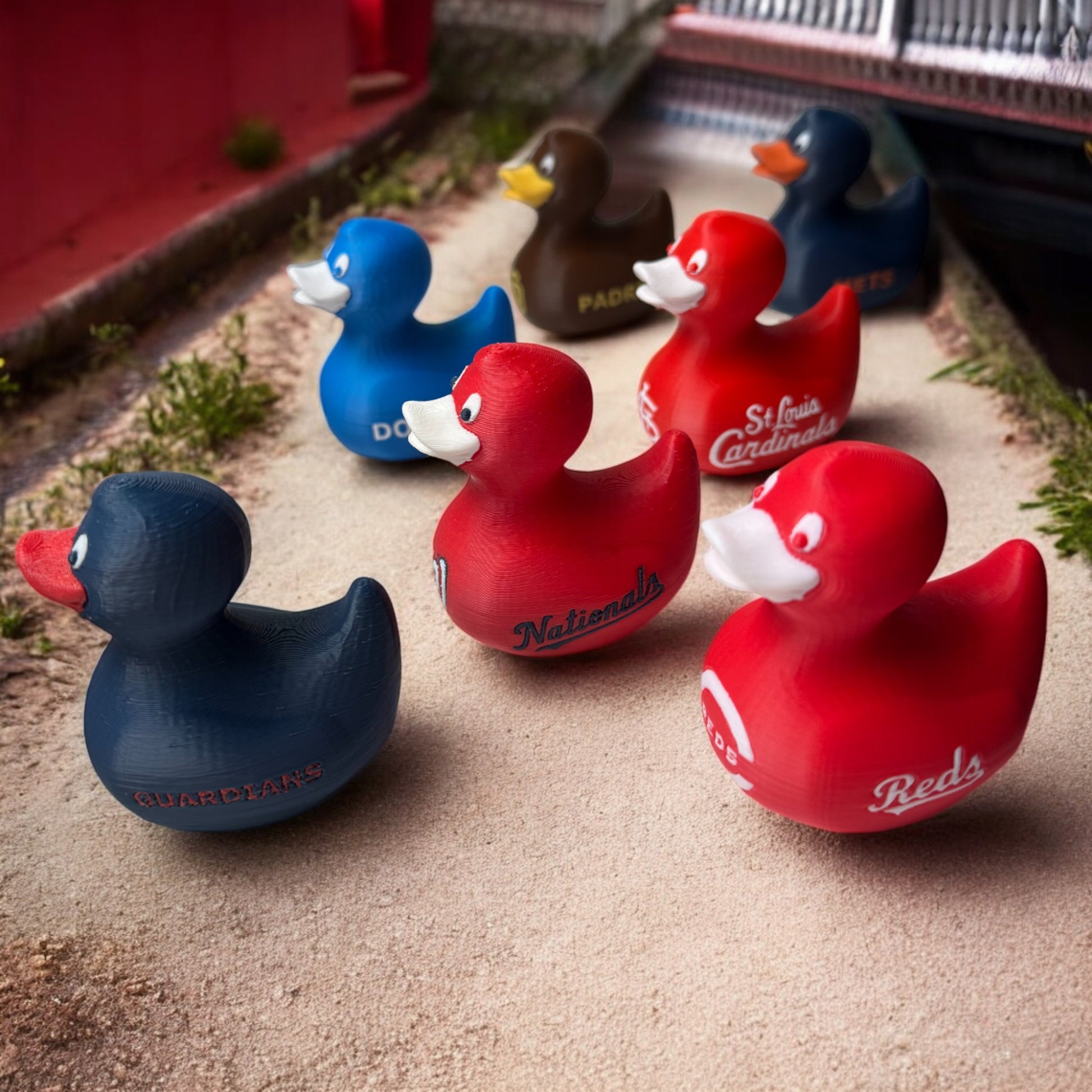 MLB Baseball Ducks - Team Spirit Collectibles 3D-Printed Duck - Jeep Accessory - Rubber Duck - Great for ducking